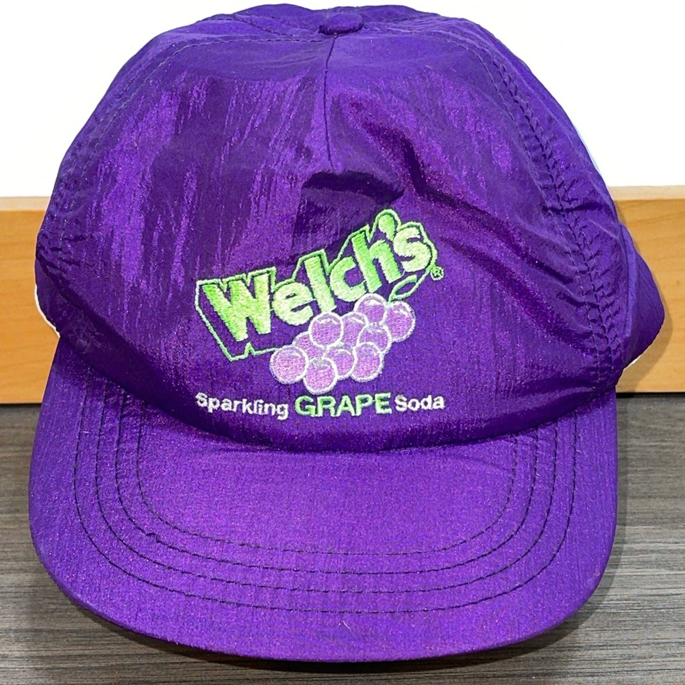 Welch’s Sparkling Grape Soda Vintage Unisex Baseball Cap/Hat Made In The USA